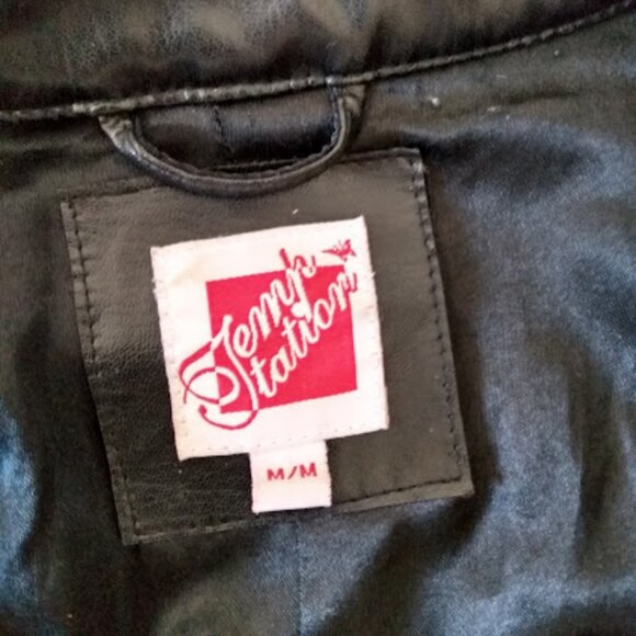 Black Faux Leather Jacket - Picture 8 of 16